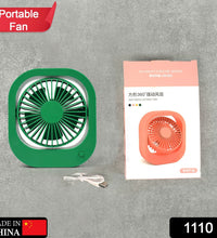 Portable rechargeable fan