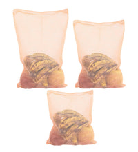 Multicolour zip net fridge bags for fruits and vegetables