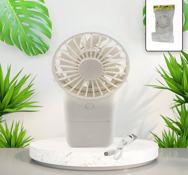 Portable Small Electric Fan, Handheld Fan With 3 Modes USB Rechargeable Mini Student Handheld Class Personal Fan (1 Pc)