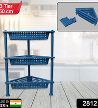 Triangle storage rack, 3 tiers