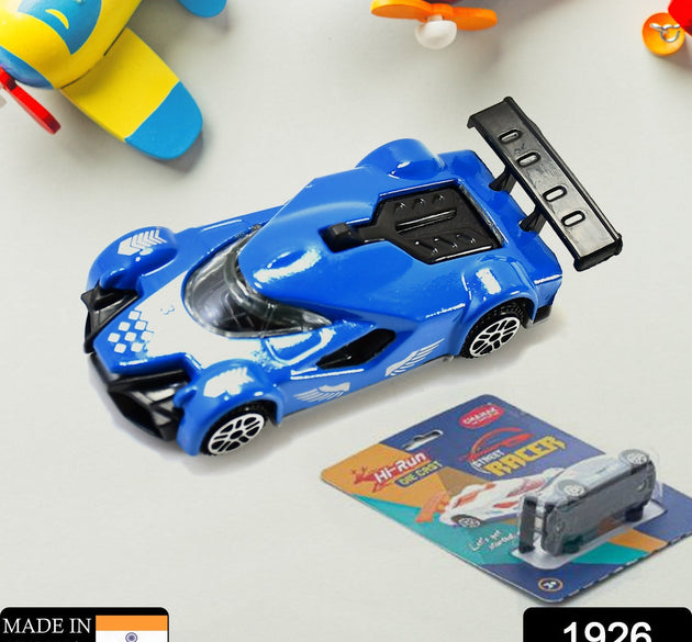 Metal die-cast street racer car toy, for kids 3+ years