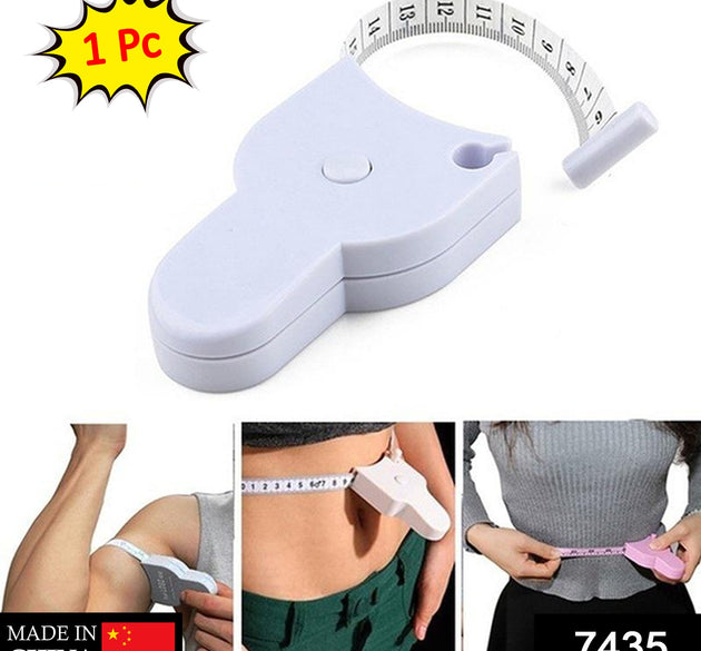 Fitness measuring tape for body measurements.