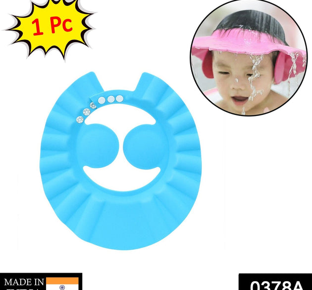 Adjustable Safe Soft Bathing Baby Shower Cap