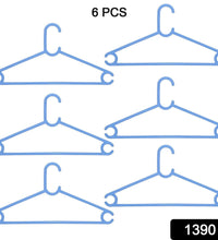 Plastic hangers for clothes