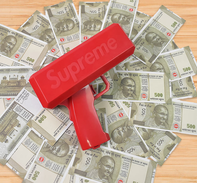 Money Gun Shooter Cash Spray for Party,Wedding, Birthday