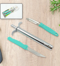 Kitchen combo set with lighter, knife, and peeler