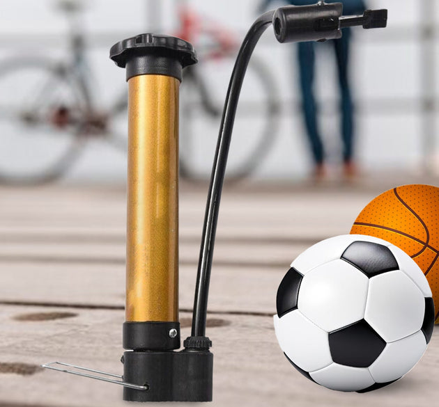 Hand Air Ball Pump, Metal Portable High Pressure Air Pump Mini Basketball Inflator for Balls, Basketball, Soccer, Volleyball, Football, Inflatable and More