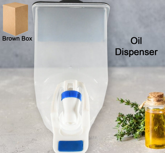 Wall mounted oil dispenser