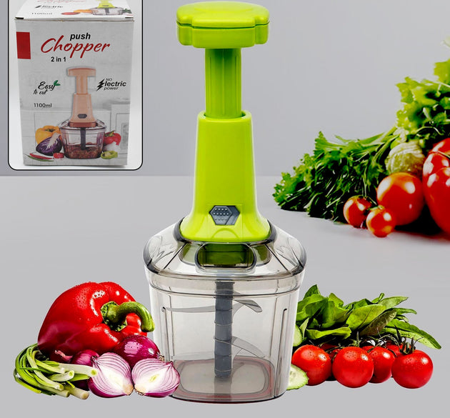 2in1 Press Vegetable Choppers for Kitchen 