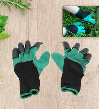 Garden gloves with claws, heavy-duty and washable