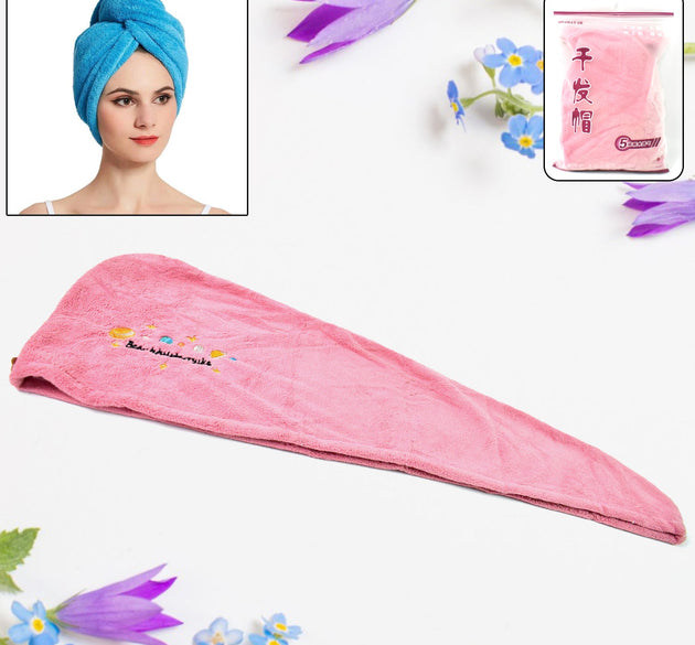 Microfiber Hair Wrap Towel Cap