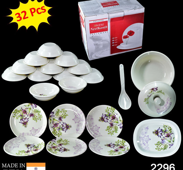 Premium Tableware, Dinner Set, 32 Pc For Serving Food Stuffs And Items.