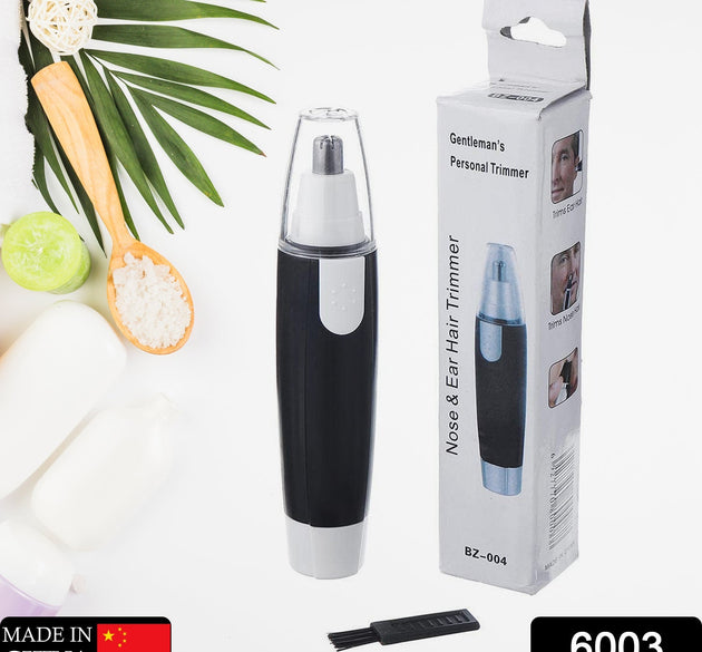 Battery-operated ear and nose trimmer