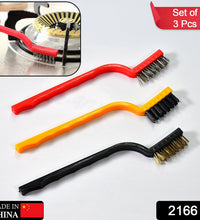 3-piece mini wire brush set for versatile cleaning tasks