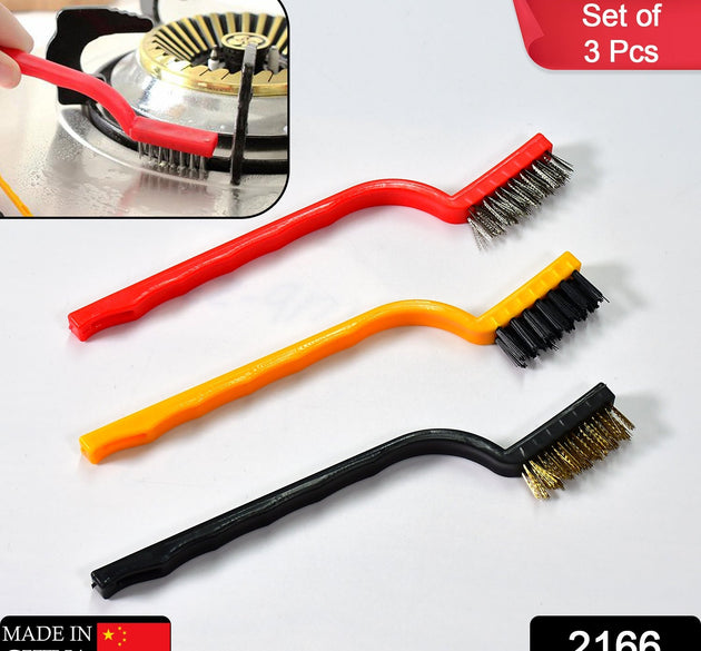 3-piece wire brush set for tough cleaning tasks