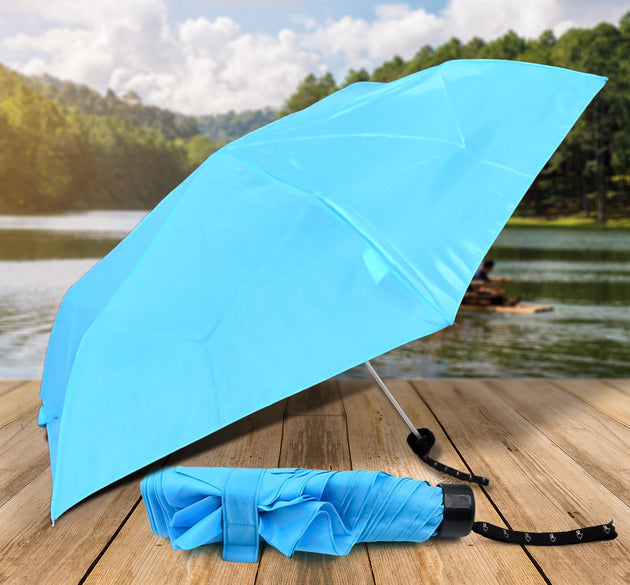 3-Fold Umbrella Summer Sun and Rain Protection Foldable Cute Umbrella || UV Protection Rain Sun Umbrella || Travel Accessories || Umbrella for Children, Girls, and Boys (1 Pc) 