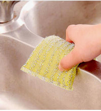 Scratch-proof scrub pads for kitchen use, pack of 12, ideal for gentle yet effective cleaning.