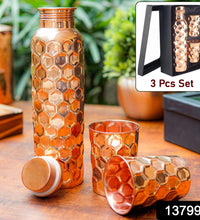 Textured Copper Hydration Bottle