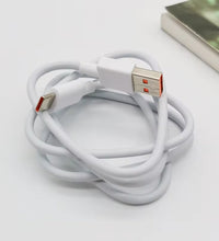 type c white charging cable