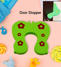 Baby safety door guard, cute animal design, protects fingers from pinching