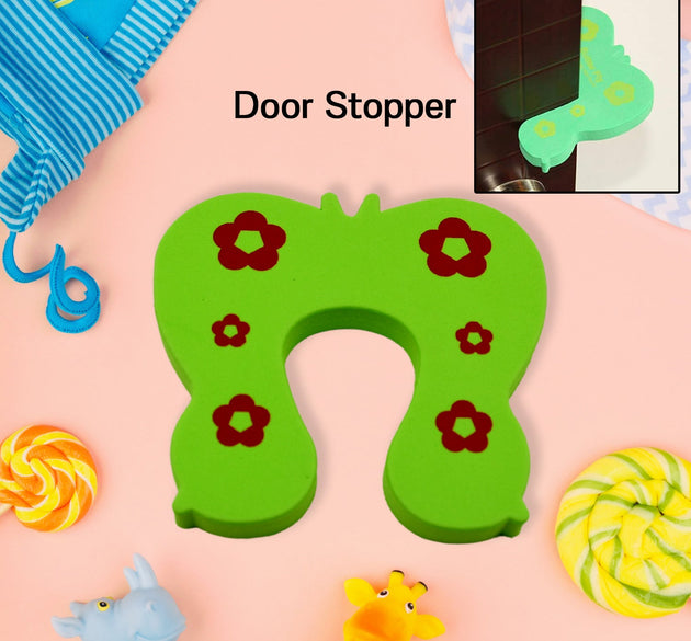 Baby safety door guard, cute animal design, protects fingers from pinching