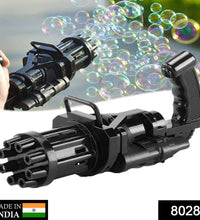 Bubble gun with eight holes and a colorful, fun appearance