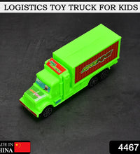 Kids' toy cargo truck, plastic, bright colors