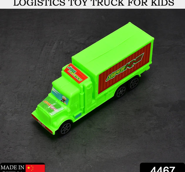 Plastic cargo truck toy for kids, colorful design