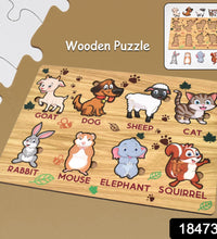 Melissa & Doug Wooden Animal Puzzle Board