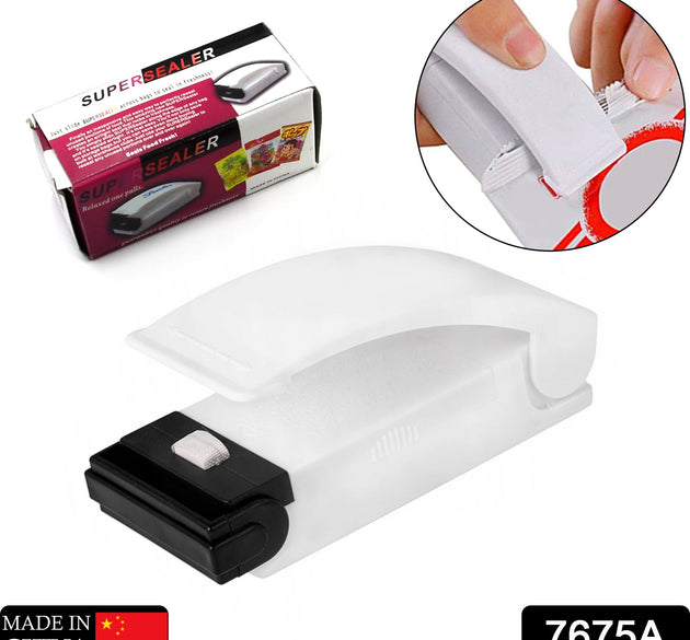 Mini portable plastic bag sealer, handy and multifunctional for sealing various bags.