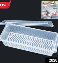 Container with removable drain plate