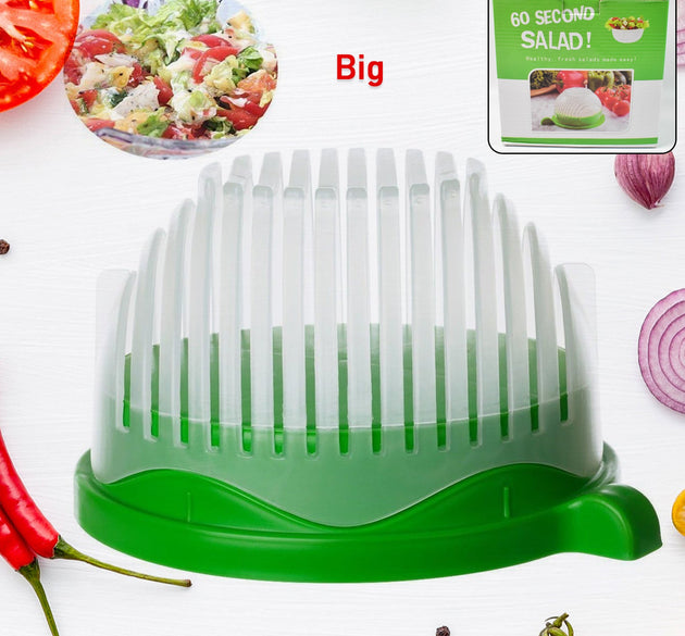 Plastic 60 Seconds Salad Cutter Salad Maker Salad Bowl