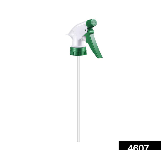 Replacement nozzle for spray bottles, plastic, with pipe, ideal for home and garden use.