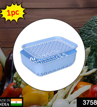 Household storage basket for vegetables and groceries.