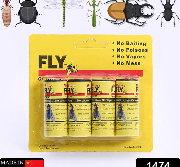 Sticky glue strips for insects