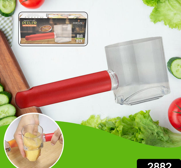 Home Kitchen Cooking Tools Peeler With Container Stainless Steel Carrot Cucumber Apple Super Fruit Vegetable Peeler