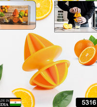 Premium plastic citrus juicer