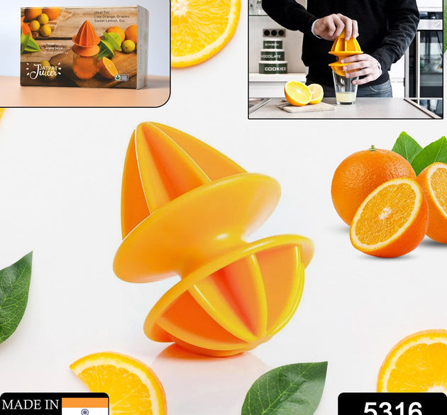 Citrus hand juicer in plastic