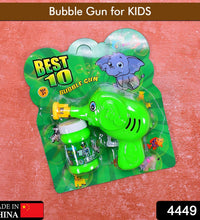 Bubble gun with liquid bottle for kids