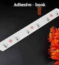 Heavy Duty Self-Adhesive 6-Hook Wall Hook