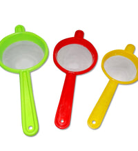 Multipurpose strainers for tea and coffee, comes in a pack of three.