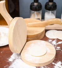 Small Wooden Dumpling Press Tool Tortilla Press Dough Dumpling