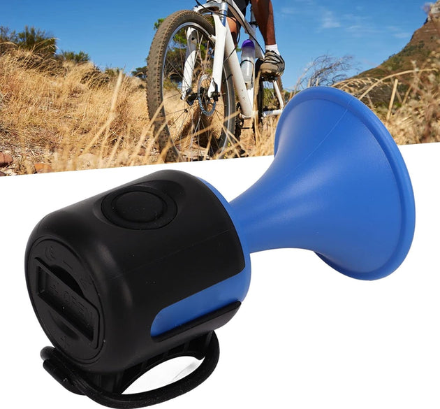 Bicycle Air Horn Loud - 120dB 1 Sound Mode Electronic Bicycle Bell,Super Electric Horn with Long Standby Button Battery Operated/IPX4 Waterproof Loud Bell for Adults