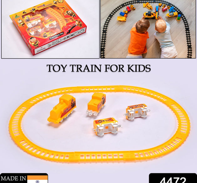 Battery-operated toy train set