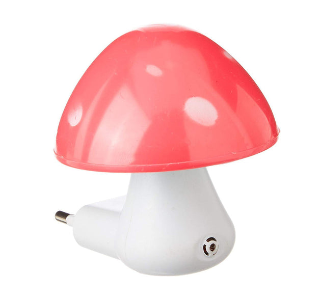 Automatic Night Sensor Mushroom Lamp (0.2 watt, Multicolour)