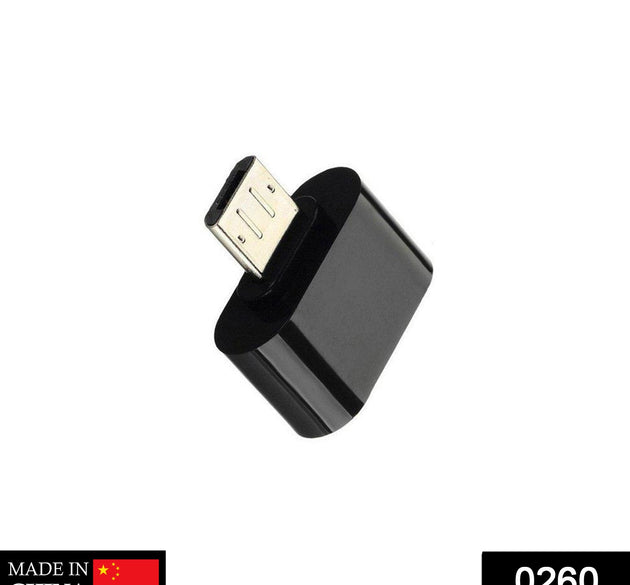 Micro USB OTG to USB 2.0 adapter for Android.