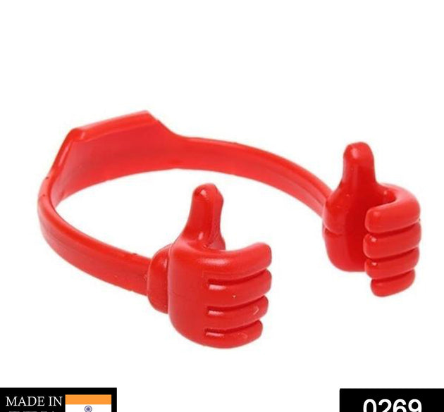 Hand-shaped phone holder, stylish design