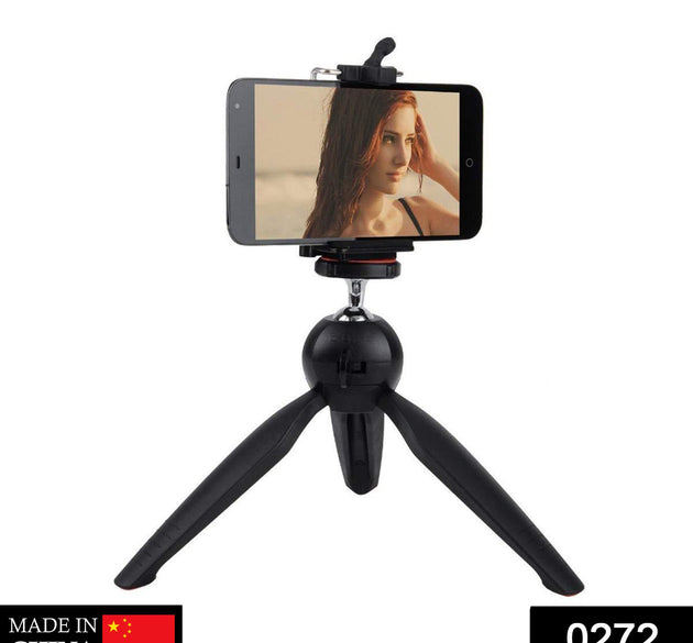 Universal mini tripod for camera and phone