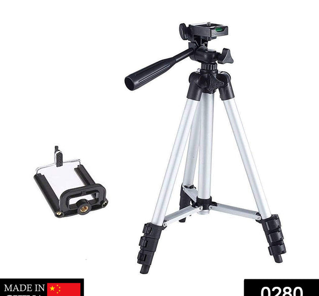 Camera and mobile tripod with adjustable legs