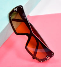 Classic retro sunglasses with dark lenses